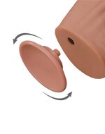 Lovetoy - Dildo - Sliding Skin Dildo - Lengte 31 cm - Lichte Huidskleur