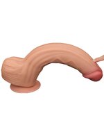 Lovetoy - Dildo - Sliding Skin Dildo - Lengte 31 cm - Lichte Huidskleur