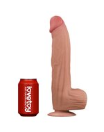 Lovetoy - Dildo - Sliding Skin Dildo - Lengte 31 cm - Lichte Huidskleur