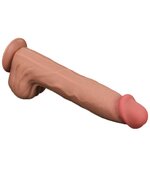 Lovetoy - Dildo Met Sliding Skin Technologie - 36 x 6.6 cm - Lichte Huidskleur