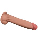 Lovetoy - Dildo Met Sliding Skin Technologie - 36 x 6.6 cm - Lichte Huidskleur