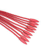 Liebe Seele - Angel's Kiss Gevlochten Cat O Nine Zweep/Flogger - Luxe En exclusief ontwerp - Roze