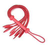 Liebe Seele - Angel's Kiss Gevlochten Cat O Nine Zweep/Flogger - Luxe En exclusief ontwerp - Roze