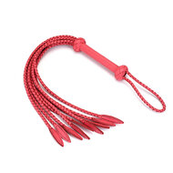 Liebe Seele - Angel's Kiss Gevlochten Cat O Nine Zweep/Flogger - Luxe En exclusief ontwerp - Roze