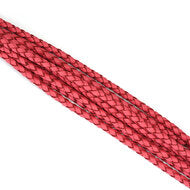 Liebe Seele - Angel's Kiss Gevlochten Cat O Nine Zweep/Flogger - Luxe En exclusief ontwerp - Roze