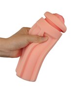 Lovetoy - Masturbator in Bierblikje - Pleasure Brew Blonde Ale Vagina Masturbator - Nude & Groen - TPE