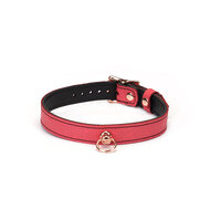 Liebe Seele - Angel's Kiss - Smalle Choker Met O-ring - Luxe En exclusief ontwerp - Roze/Rosé Goud