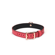 Liebe Seele - Angel's Kiss - Smalle Choker Met O-ring - Luxe En exclusief ontwerp - Roze/Rosé Goud