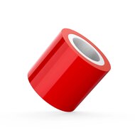 Liebe Seele - Bondagetape - Semi-transparant - PVC - 25 meter - Rood