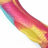Kiotos Monstar Dildo Beast 85 - Dildo in de Vorm van een Slang - 39 cm - 10 cm - Multicolour