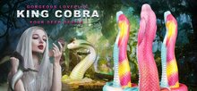 Kiotos Monstar Dildo Beast 85 - Dildo in de Vorm van een Slang - 39 cm - 10 cm - Multicolour