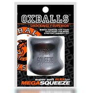 Oxballs - Mega Squeeze - Rekbare Ballstretcher van TPR - Steel/Zilver