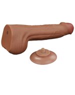 Lovetoy - Dildo - Sliding Skin Dildo - Lengte 29 cm - Bruin