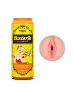 Lovetoy - Masturbator in Bierblikje - Pleasure Brew Blonde Ale Vagina Masturbator - Nude & Geel - TPE