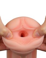 Lovetoy - Masturbator in Bierblikje - Pleasure Brew Blonde Ale Vagina Masturbator - Nude & Geel - TPE