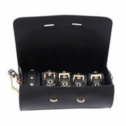 Kiotos - BDSM Fancy 5 Item Kit - Luxe Draagtas met 5 Verschillende BDSM Artikelen - Zwart