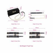 Kiotos - BDSM Fancy 5 Item Kit - Luxe Draagtas met 5 Verschillende BDSM Artikelen - Zwart