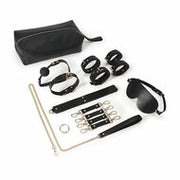 BDSM Fancy 9 Item Kit - Luxe Draagtas met 9 Verschillende BDSM Artikelen - Zwart