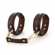 BDSM Fancy 9 Item Kit - Luxe Draagtas met 9 Verschillende BDSM Artikelen - Bruin