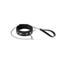 Liebe Seele - Black Bond - Eco-vriendelijke Collar Met Leiband - Nikkelvrije Hardware - Zwart