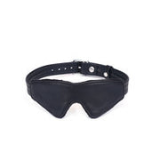 Liebe Seele - Black Bond - Bonded Leren Blinddoek met Zachte Voering - Eco-vriendelijk - Zwart