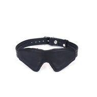 Liebe Seele - Black Bond - Bonded Leren Blinddoek met Zachte Voering - Eco-vriendelijk - Zwart