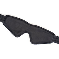 Liebe Seele - Black Bond - Bonded Leren Blinddoek met Zachte Voering - Eco-vriendelijk - Zwart