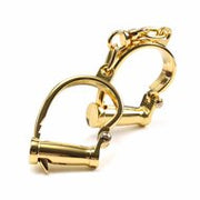 Sevanda - Handboeien - Goudkleurige Metalen Love Slave Handboeien