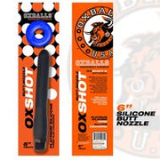 Oxballs - Ox Shot - Siliconen Anaal Douche - Lengte 30 cm - Gratis Rubberen Cockring