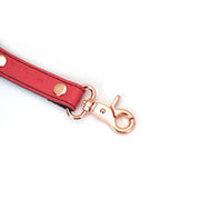 Liebe Seele - Angel's Kiss Exclusieve Leren Hogtie - Roze/Rosé Goud