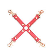 Liebe Seele - Angel's Kiss Exclusieve Leren Hogtie - Roze/Rosé Goud