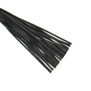 Liebe Seele - Black Bond - Bonded Leren Flogger - Eco-vriendelijk - Zwart
