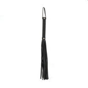 Liebe Seele - Black Bond - Bonded Leren Flogger - Eco-vriendelijk - Zwart
