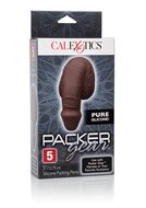 Calexotics - Siliconen Packing Penis - Slappe Penis - FtM Drag - 12,75 cm - chocolate/donkerbruin