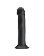Pretty Love - Murray - Vibrerende Dildo - 19 cm - Zwart - USB Oplaadbaar - Siliconen