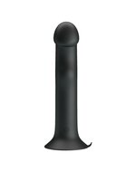 Pretty Love - Murray - Vibrerende Dildo - 19 cm - Zwart - USB Oplaadbaar - Siliconen