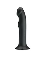 Pretty Love - Murray - Vibrerende Dildo - 19 cm - Zwart - USB Oplaadbaar - Siliconen