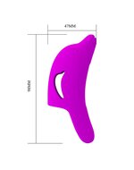 Pretty Love - Delphini - Vinger Vibrator - Roze - Siliconen - USB Oplaadbaar - 10 standen