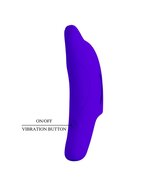 Pretty Love - Delphini - Vinger Vibrator - Paars - Siliconen - USB Oplaadbaar - 10 standen