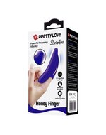 Pretty Love - Delphini - Vinger Vibrator - Paars - Siliconen - USB Oplaadbaar - 10 standen