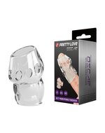 Pretty Love - Oscar - Penis Sleeve - Cock Sleeve Voor Langdurige en Sterkere Erecties - Transparant