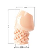 Pretty Love - Matias - Penis Sleeve - Cock Sleeve Voor Langdurige en Sterkere Erecties - Lichte Huidskleur