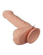 Pretty Love - Bergrisi - Dildo - Realistische Vibrerende Dildo - Lengte 26 cm - Met Afstandsbediening - Lichte Huidskleur