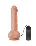 Pretty Love - Bergrisi - Dildo - Realistische Vibrerende Dildo - Lengte 26 cm - Met Afstandsbediening - Lichte Huidskleur