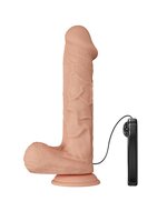 Pretty Love - Bergrisi - Dildo - Realistische Vibrerende Dildo - Lengte 26 cm - Met Afstandsbediening - Lichte Huidskleur