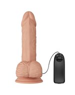 Pretty Love - Catoblepas - Realistische Vibrerende Dildo - Lengte 206 mm - Met Afstandsbediening - Lichte Huidskleur
