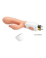 Pretty Love - Bloody Mary - Vibrator - Rabbit Vibrator met Clitoris Stimulatie - Lichte Huidskleur - Geeft Intens en Krachtig Plezier