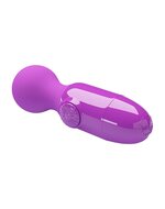 Pretty Love - Little Cute - Vibrator - Mini Stick - Mini Wand Vibrator - Paars