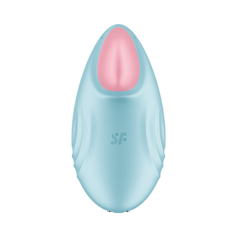 Satisfyer - Tropical Tip - Clitoris Vibrator - App Control - Lichtblauw-Erotiekvoordeel.nl