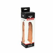 Kiotos - Penis Sleeve van 20 cm - Realistische sensatie - TPE - Lichte Huidskleur